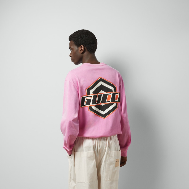 Cotton jersey long-sleeved T-shirt 6