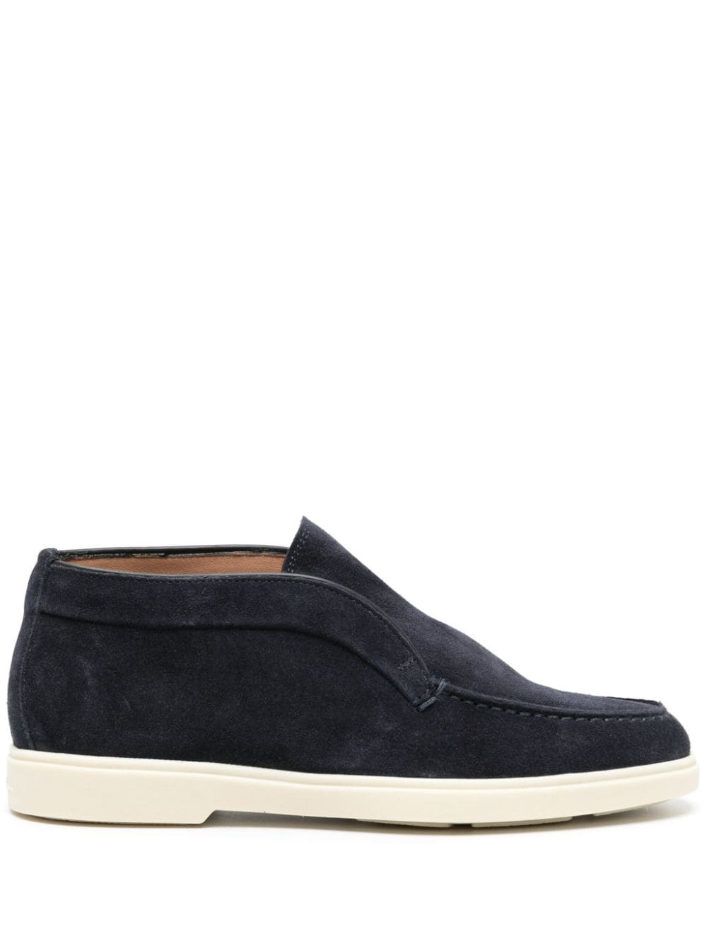 suede flat loafers - 1