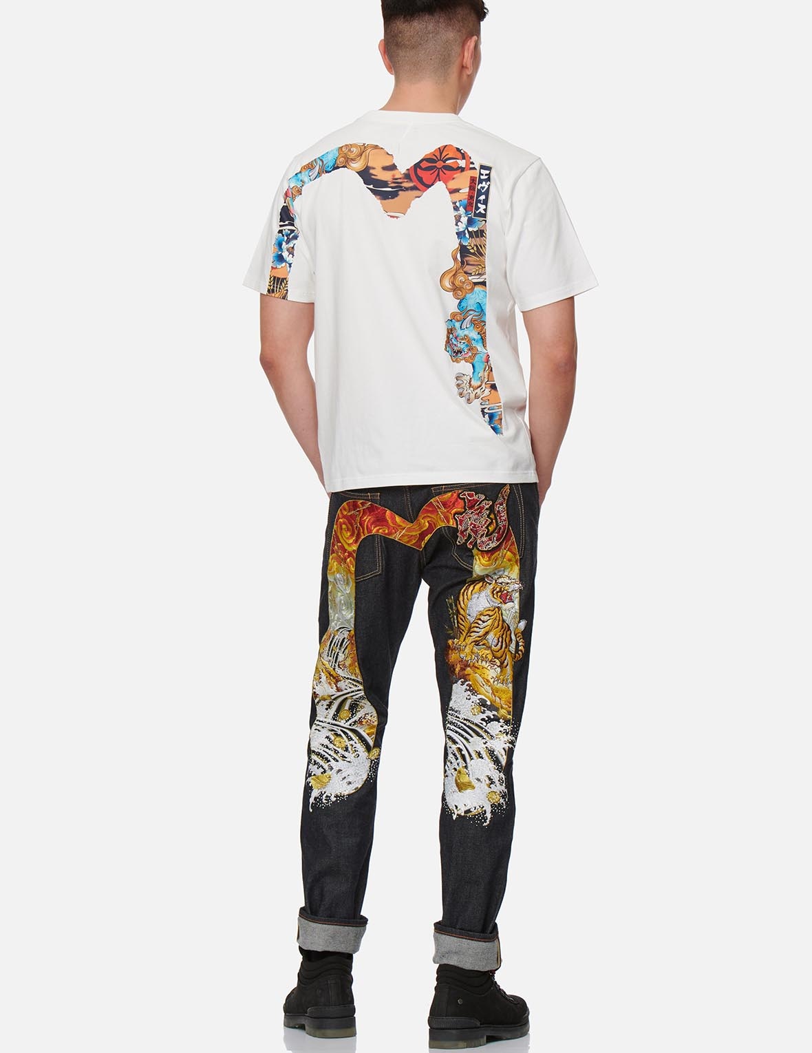 2022 GOLD EDITION “YEAR OF THE TIGER” CARROT-FIT DENIM JEANS #2017 - 5