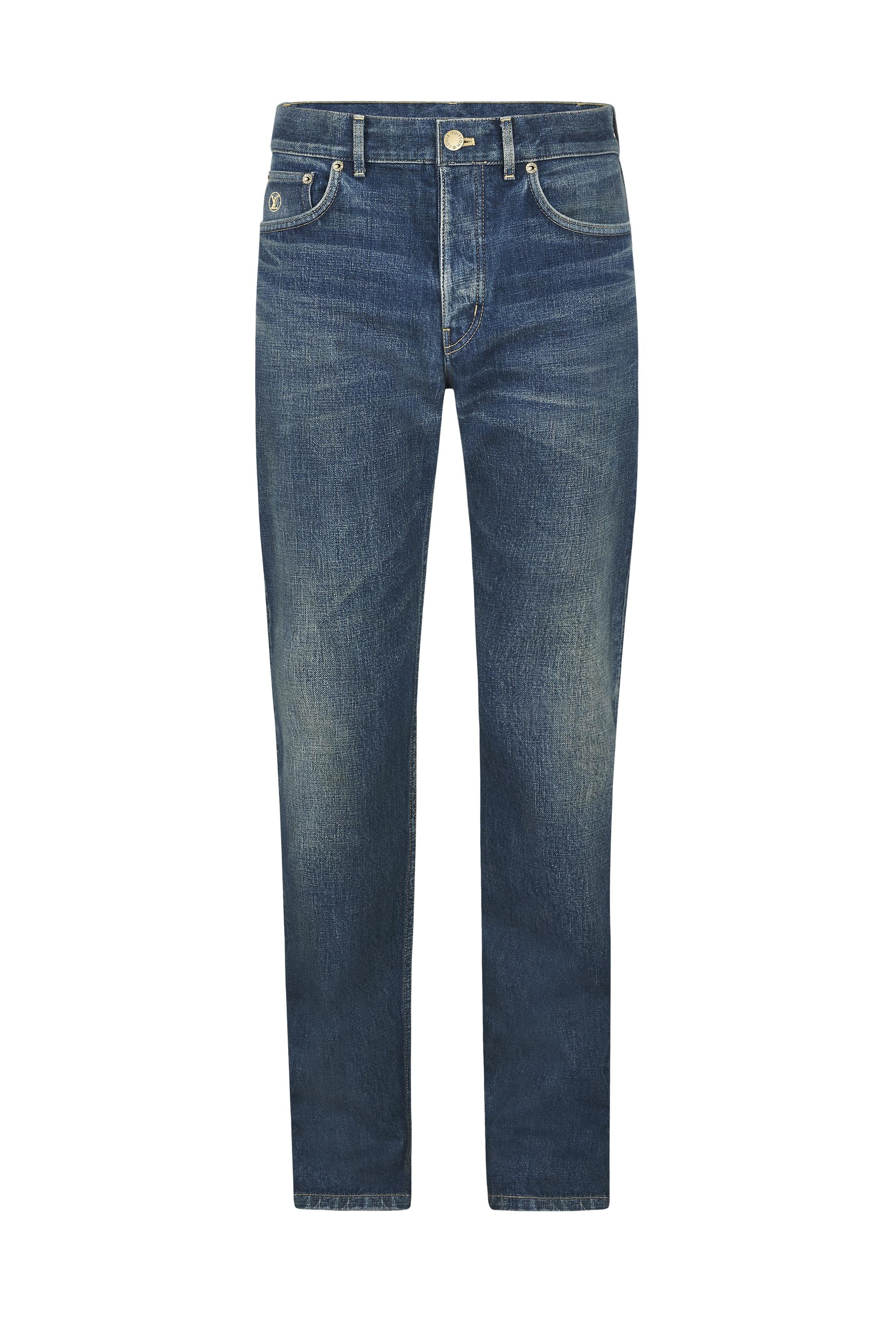 Indigo Washed Slim Jean - 1