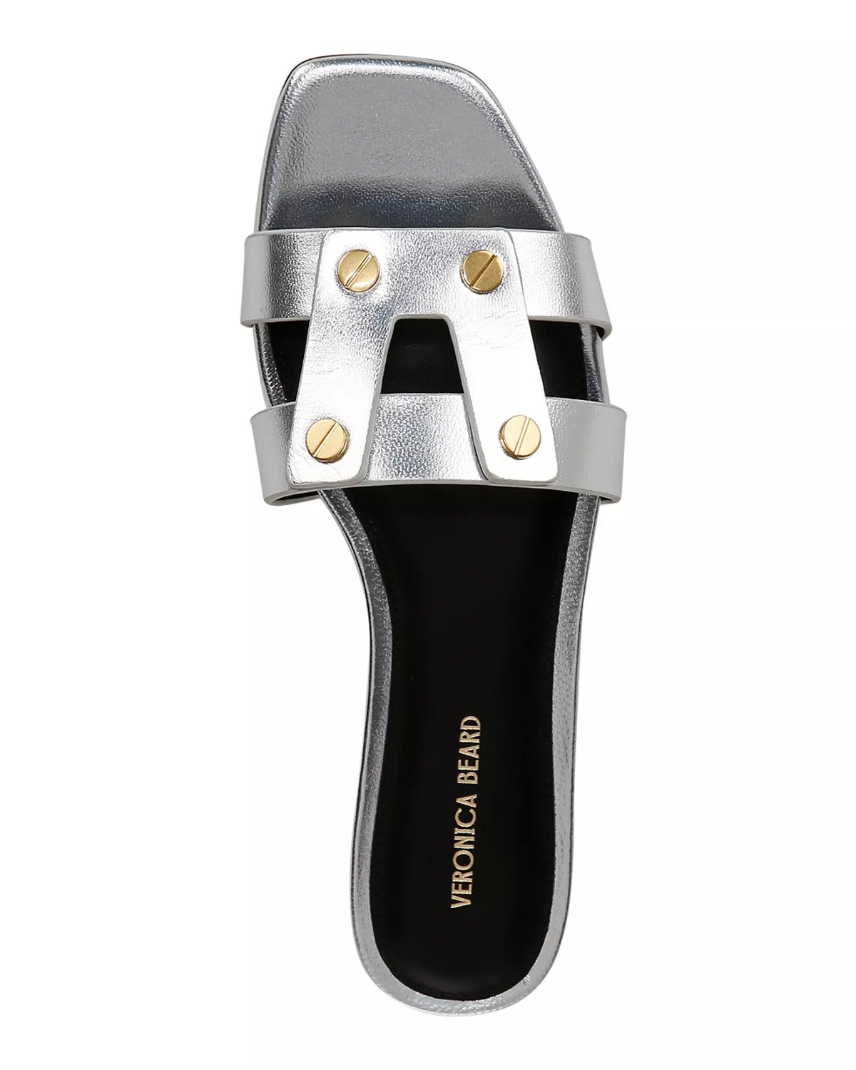 Women's Via Leather Slide Sandals - 3