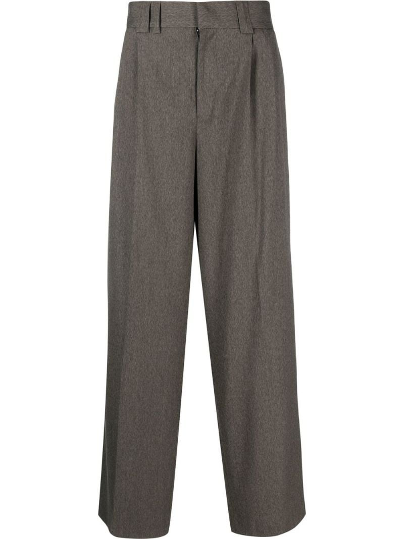 wide-leg tailored trousers - 1