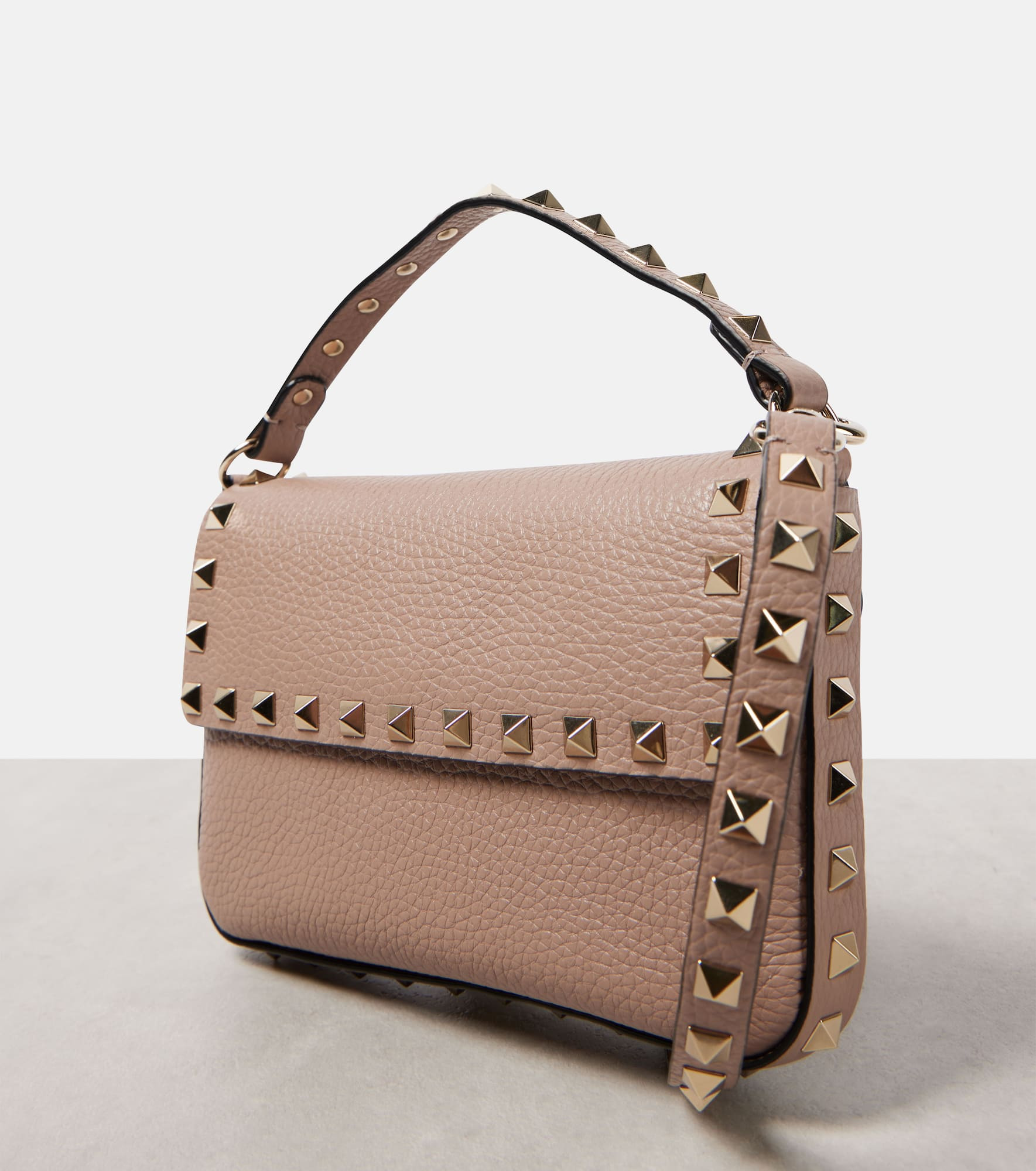 Rockstud Small leather shoulder bag - 6