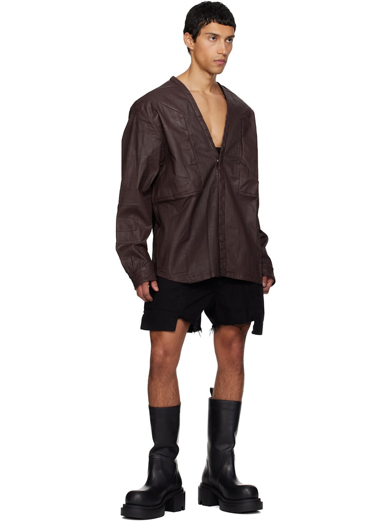 Rick Owens DRKSHDW Black Concordians Stefan Cargo Shorts outlook