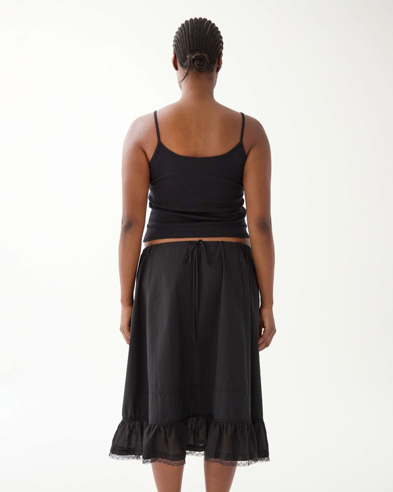 The Petticoat: Cotton Voile Black 3