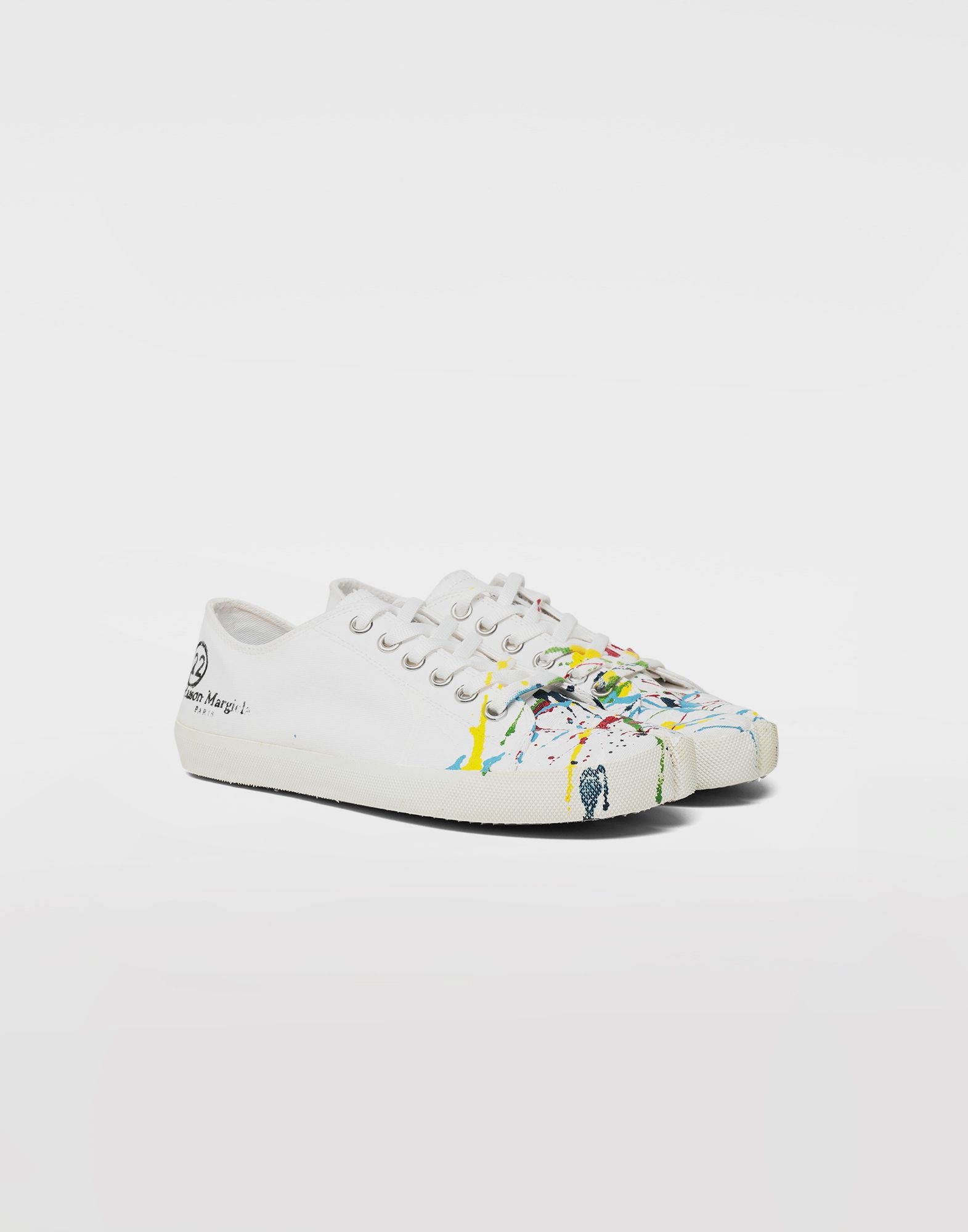 Tabi Paintdrop canvas sneakers - 2