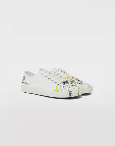 Maison Margiela Tabi Paintdrop canvas sneakers outlook