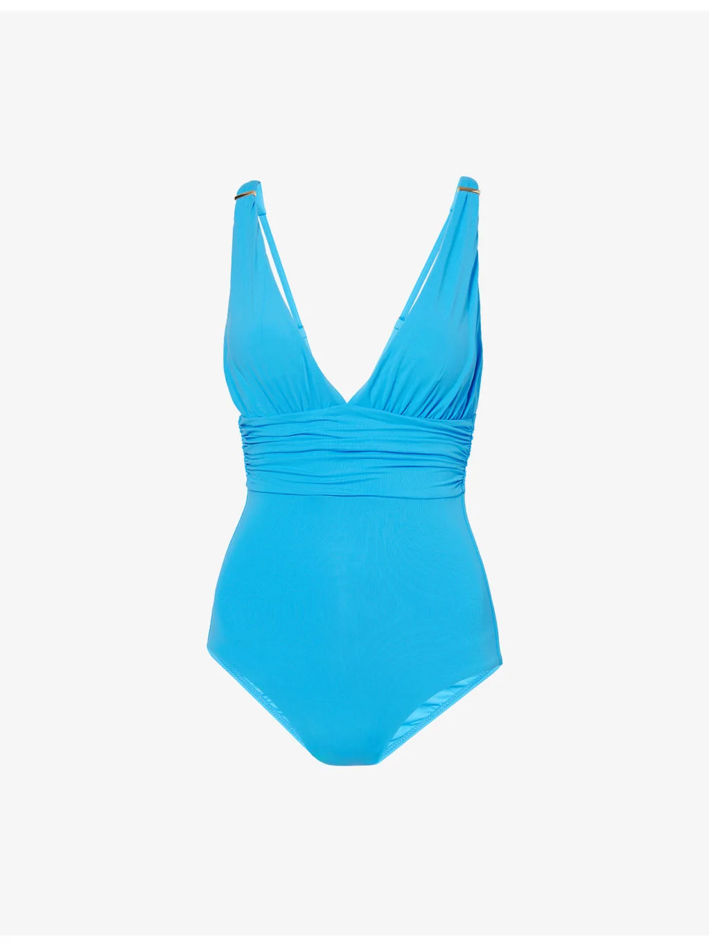 Panarea Plunge-Neck Swimsuit - 1