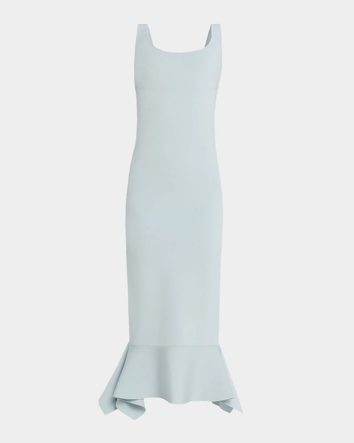 Fit-And-Flare Knit Midi Dress - 1