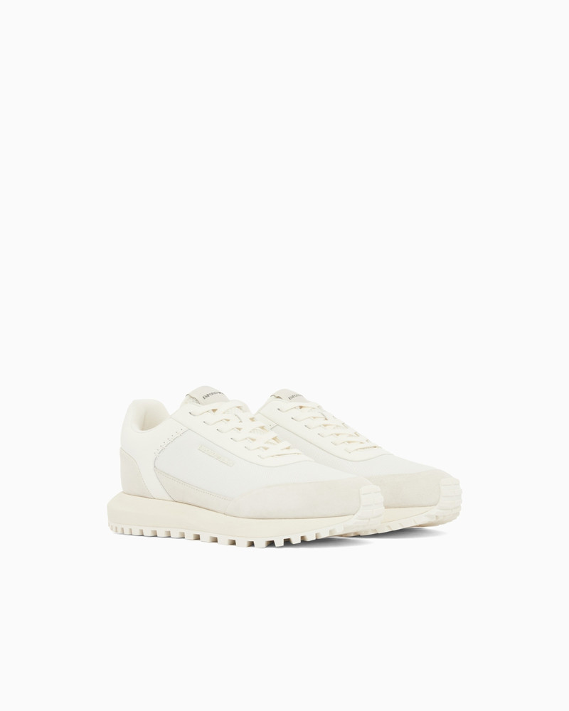 CORDURA SNEAKERS WITH SUEDE DETAILS AND SIDE LOGO 2