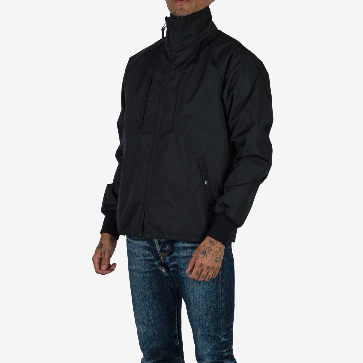 IHJ-131-BLK CORDURA® Windbreaker - Black - 2