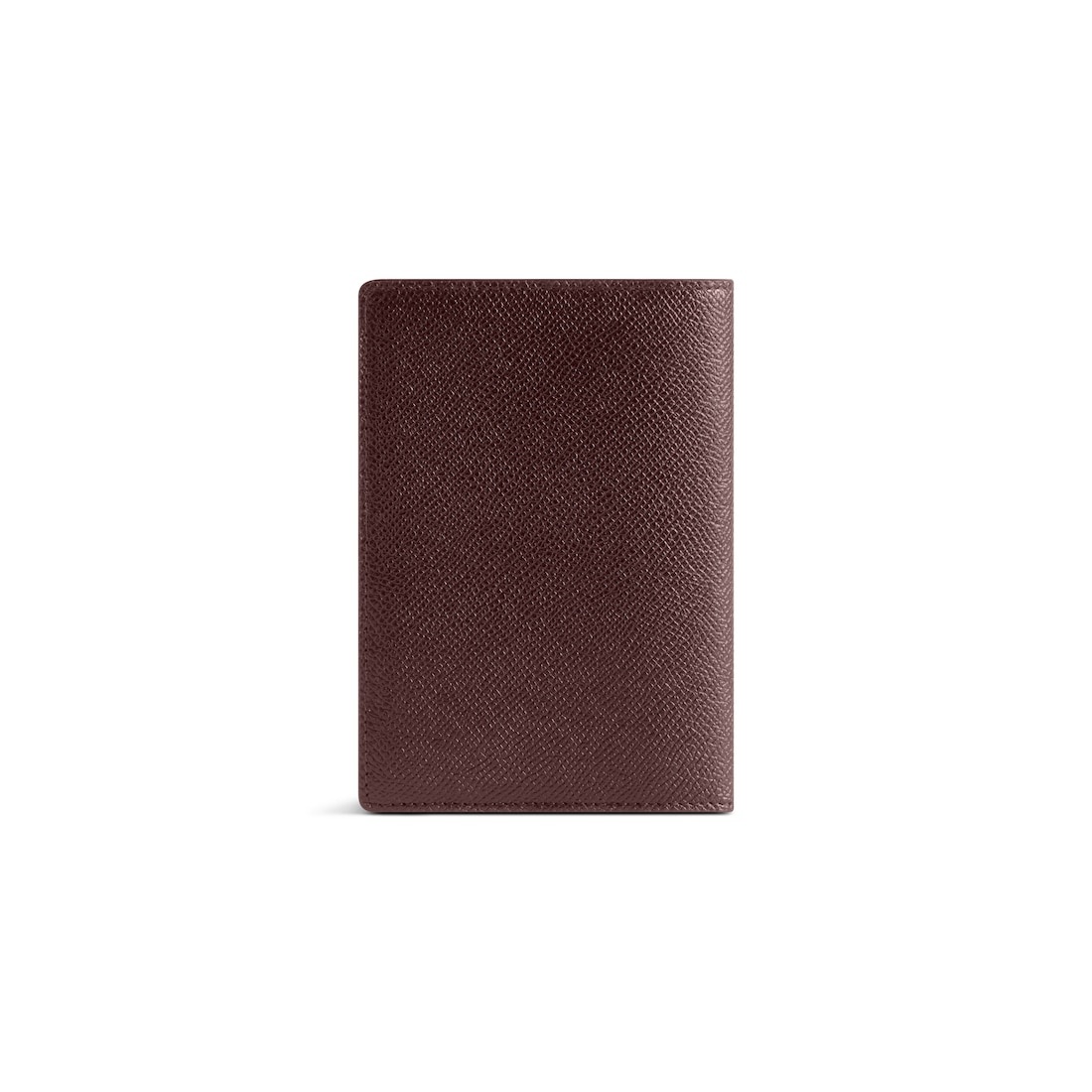 Men's Passport Holder in Burgundy - 2