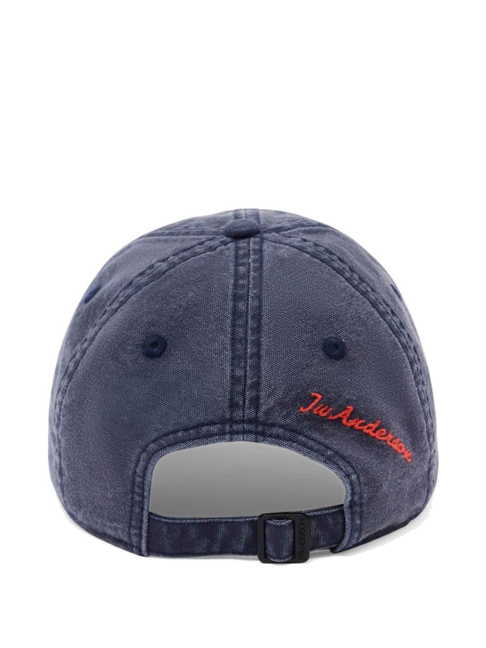 logo-embroidered cotton baseball cap - 2