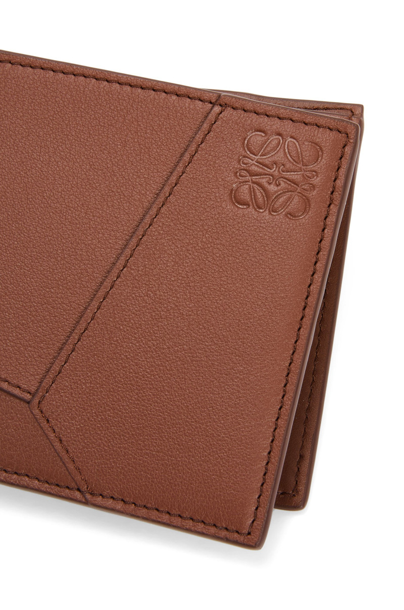 Puzzle bifold coin wallet in classic calfskin 5