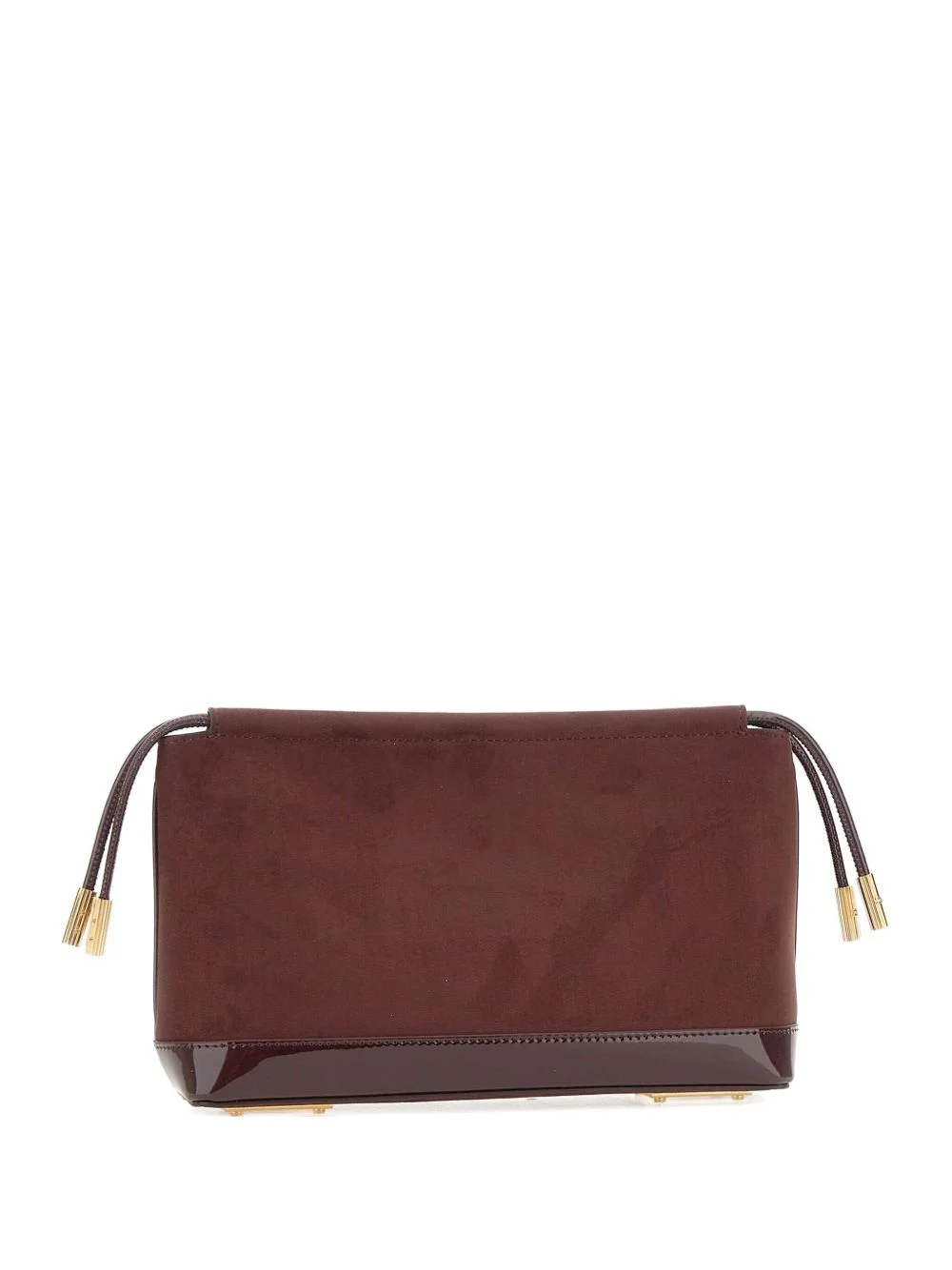 drawstring patent-trim clutch - 1