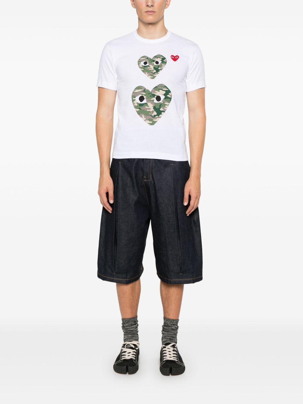 heart-print cotton T-shirt - 2