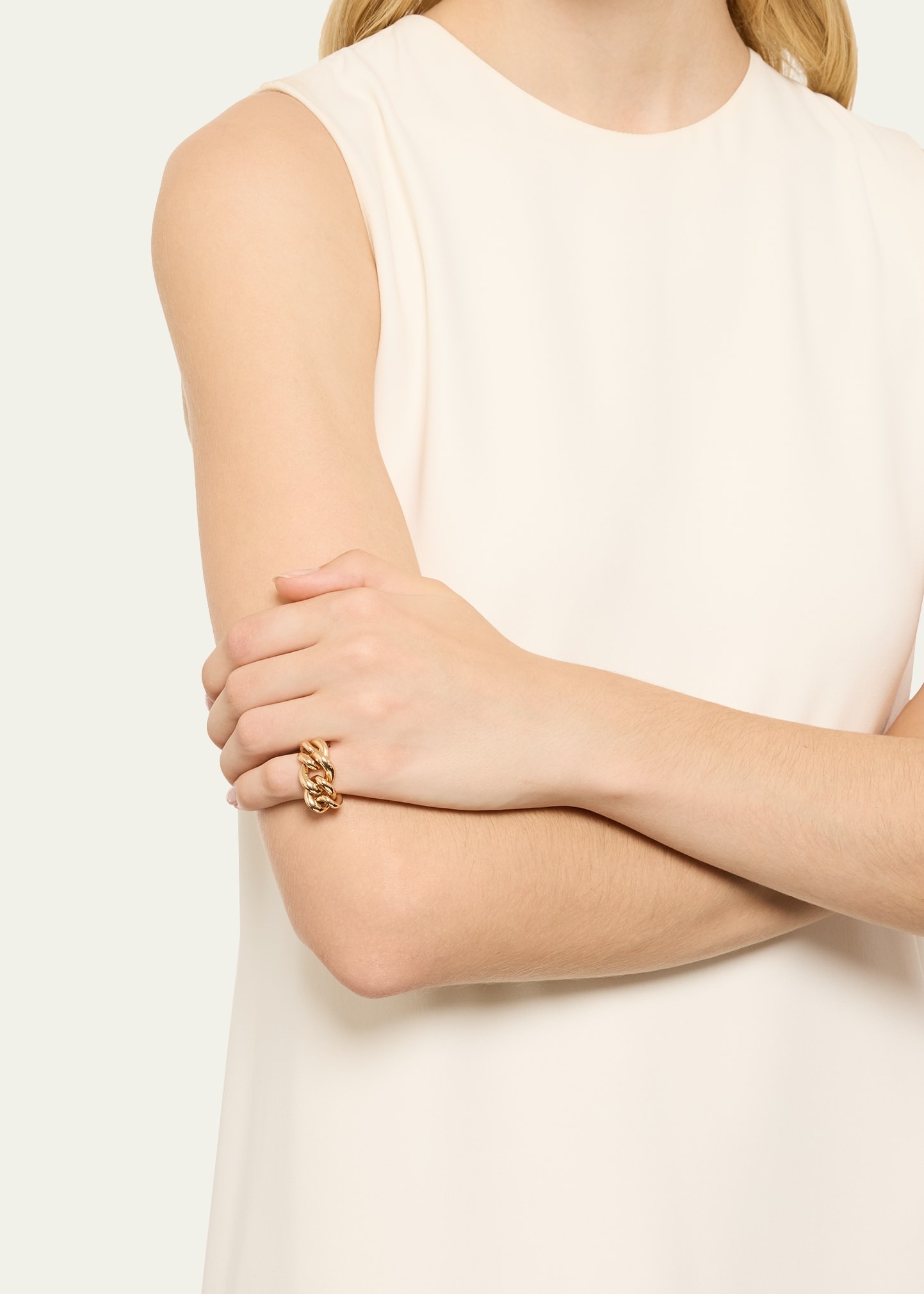 18K Rose Gold Catene Ring - 2