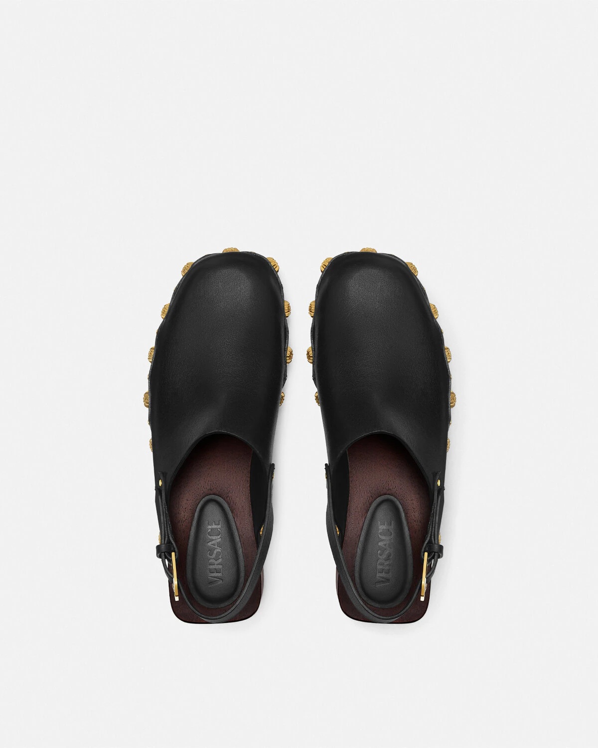 Studded Stack Clogs - 5