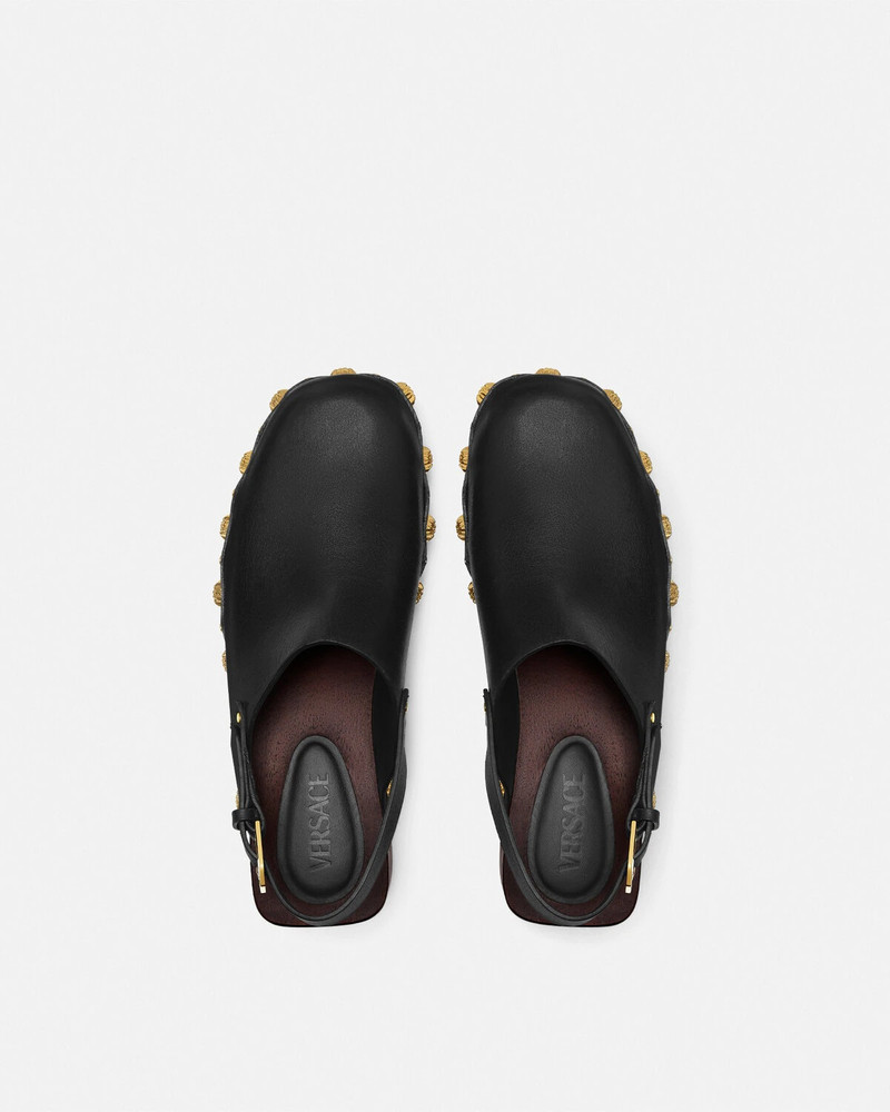 Studded Stack Clogs 5