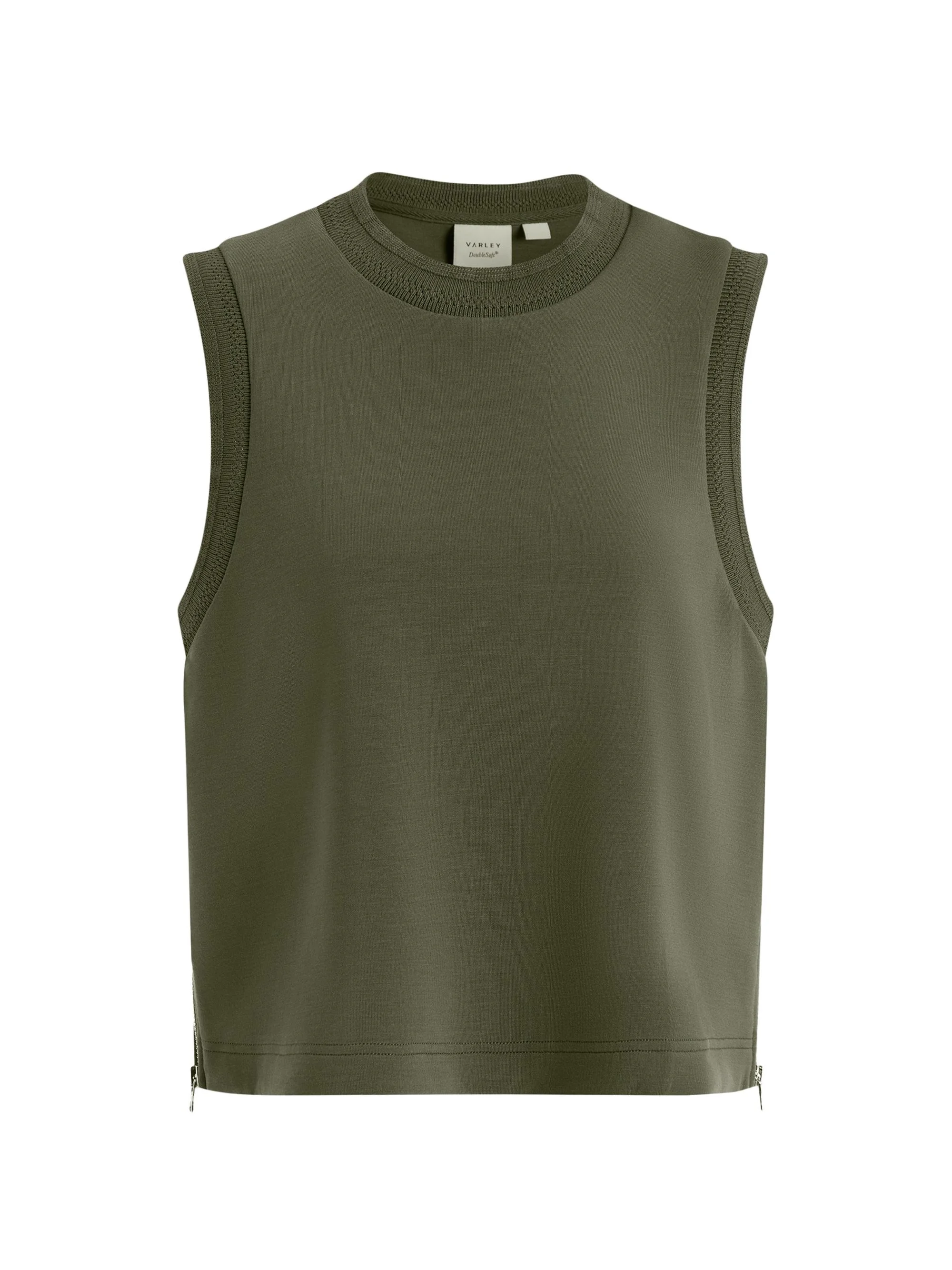 Women's Shea Cropped Tank - Thyme - 1