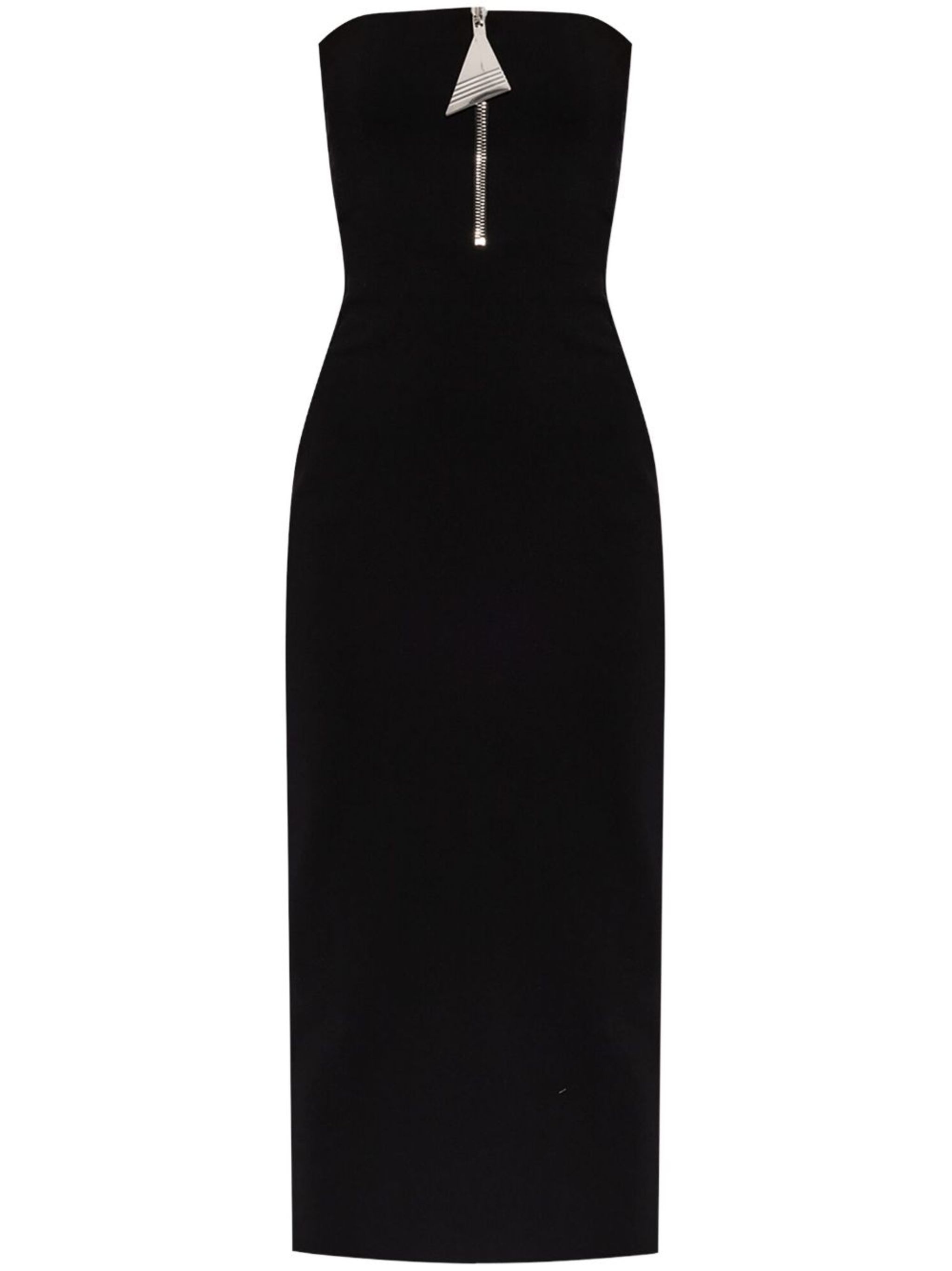 strapeless midi dress - 1