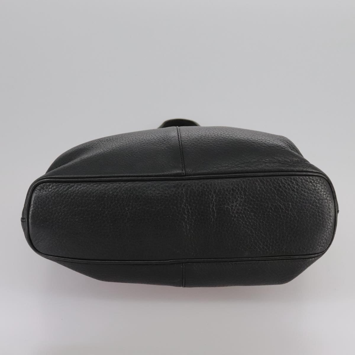 Burberry Hand Bag Leather Black Gold - 9