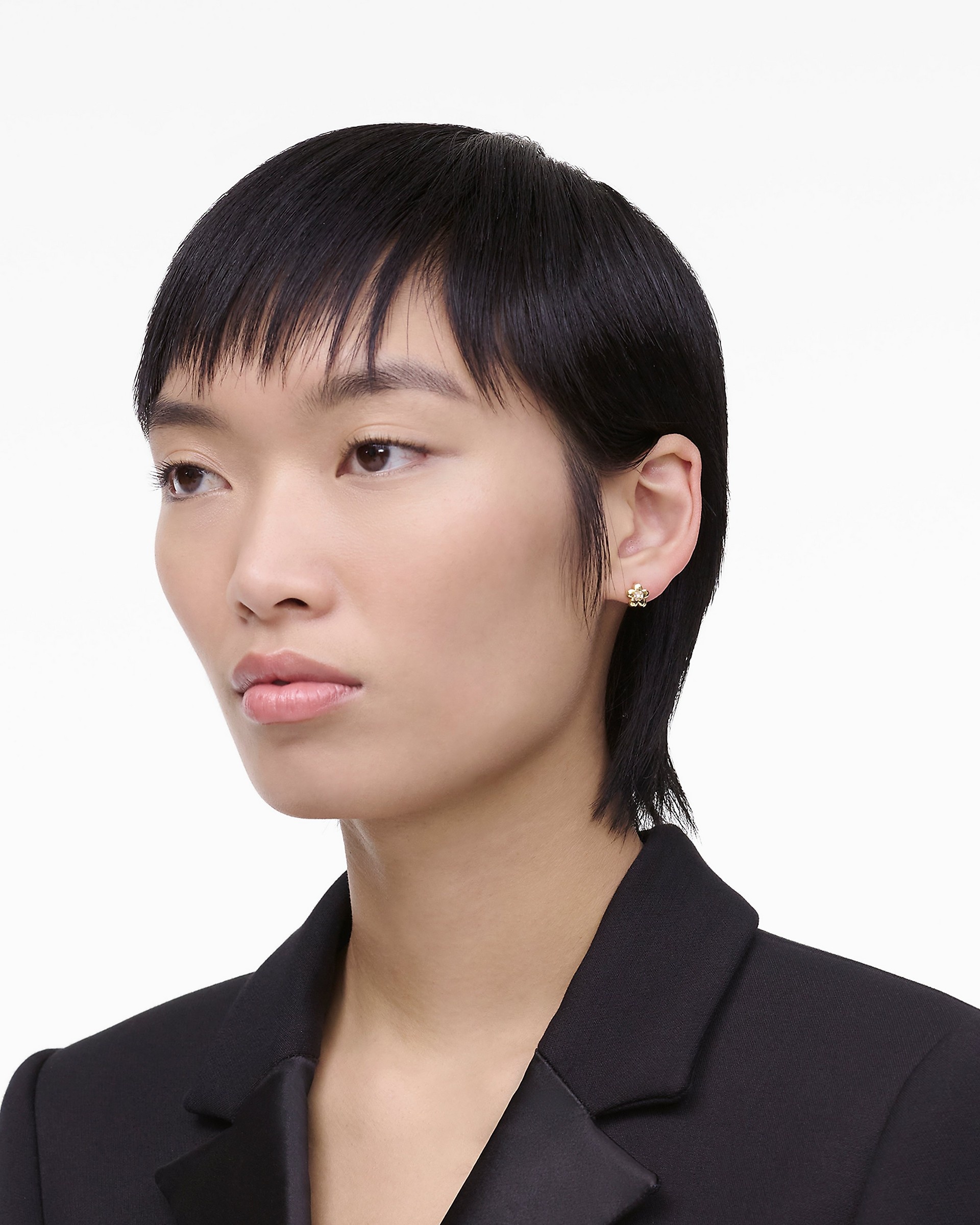イヤリング Daisy Enamel Micro Earrings - Marc Jacobs - l - Black Marc Jacobs Daisy Micro Earrings | Shopbop