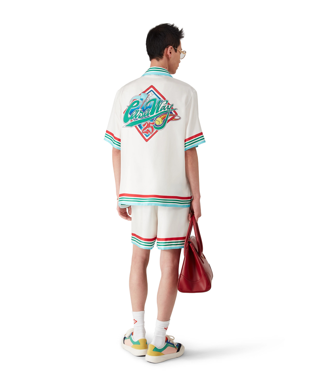 Casa Way World Series Silk Shorts | Casablanca Paris - 5