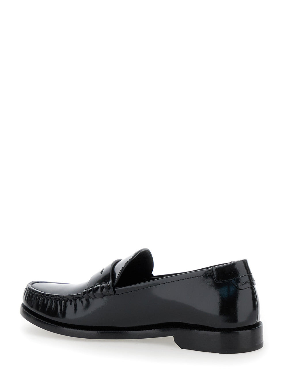Saint Laurent Women Black Loafers In Leather Woman - 3