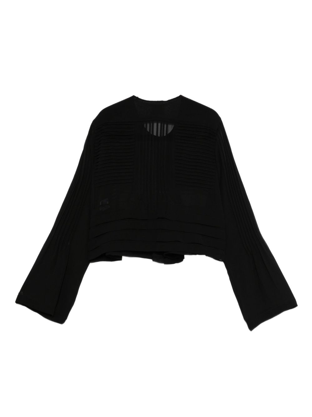 pleated-panel blouse - 2