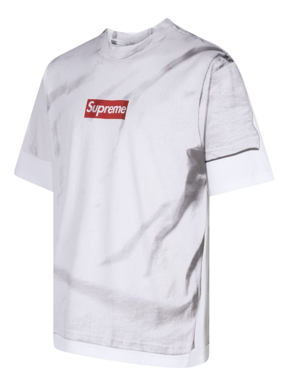 x MM6 Maison Margiela box logo T-shirt - 2