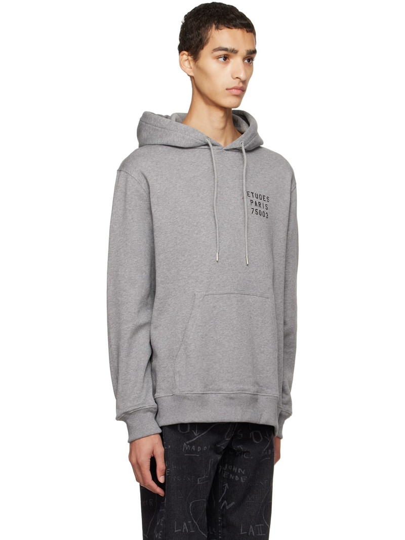 Étude Gray Small Stencil Klein Hoodie outlook
