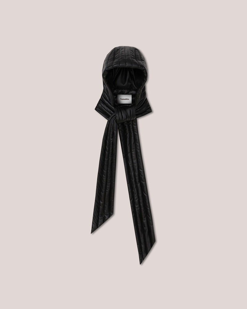 HILL - Hoodie with scarf - Black 1