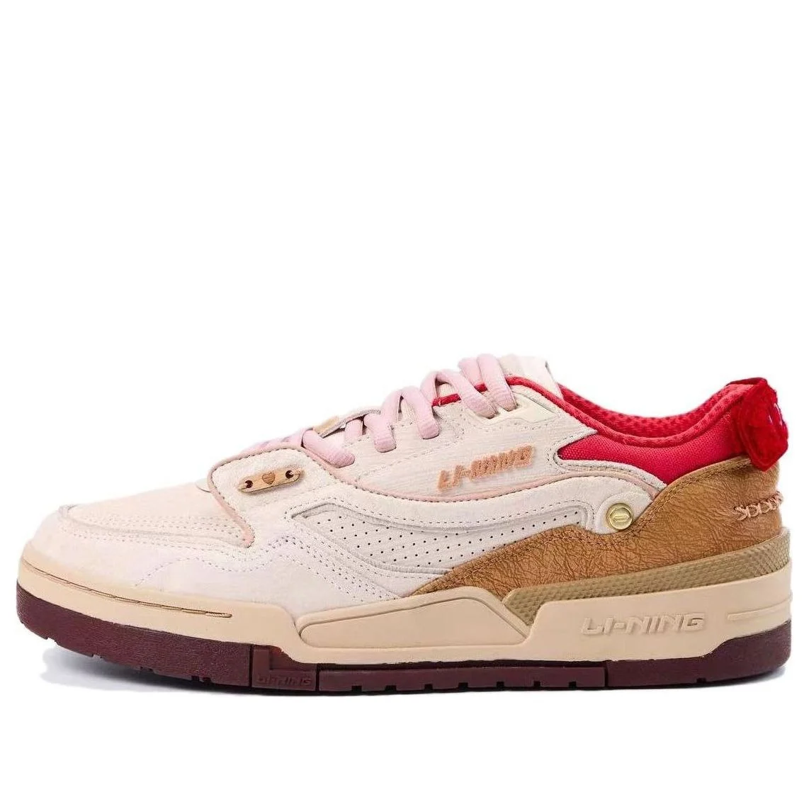 (WMNS) Li-Ning 001 BTC x Disney 'Pink Brown' AGCT060-1 - 1