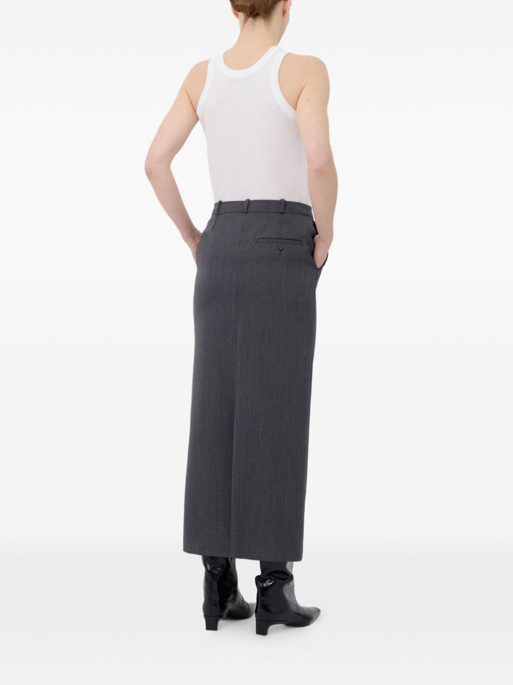 pleats midi skirt - 4
