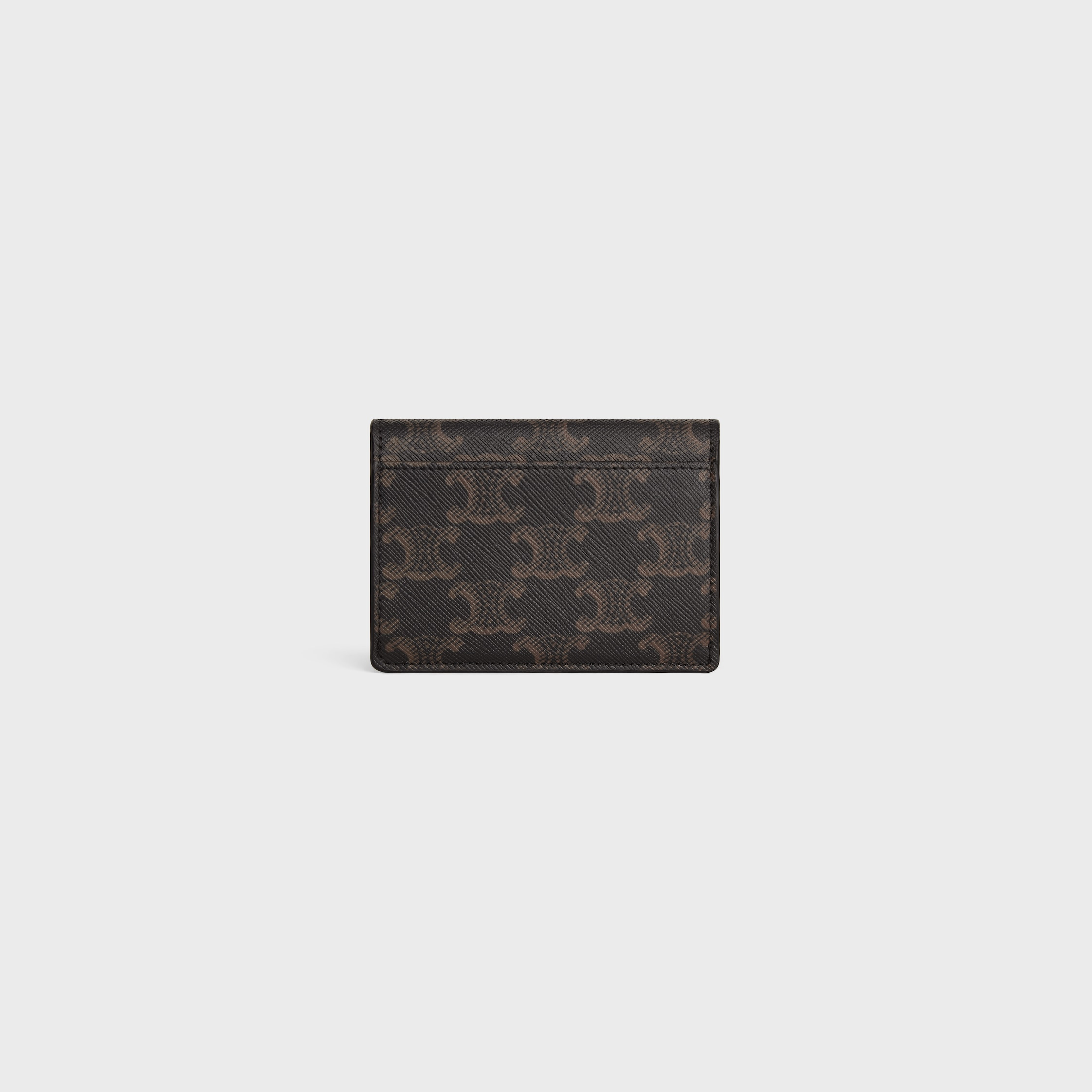 CARD HOLDER WITH FLAP TRIOMPHE in Triomphe Canvas - 3
