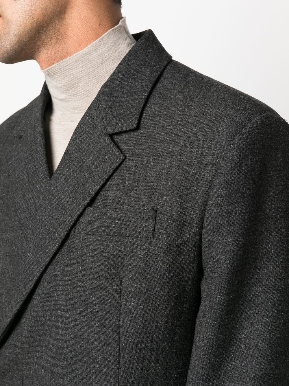 double-breasted tailored blazer - 5