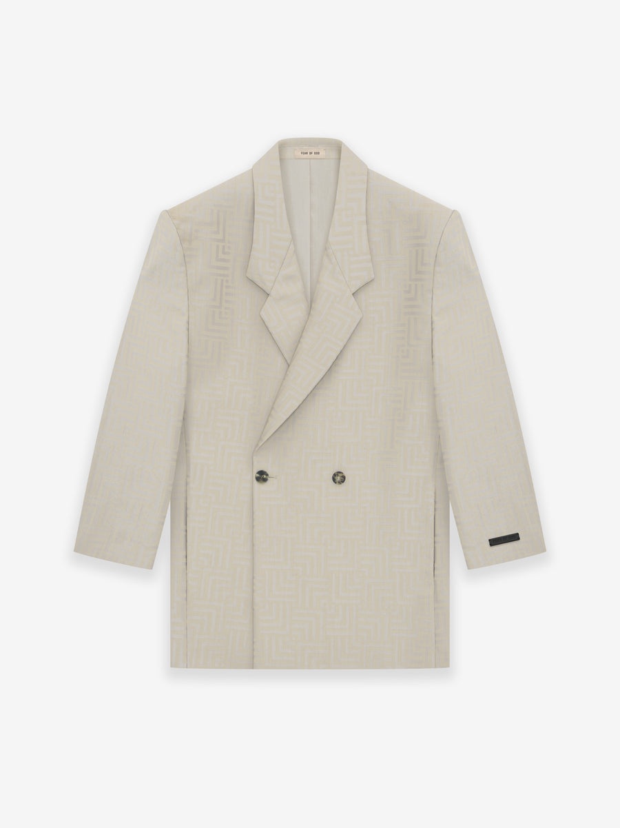 Wool Jacquard California Blazer - 1