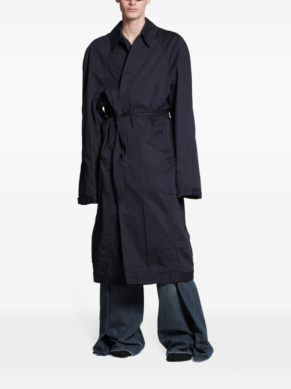 Balenciaga Coats Blue - 4