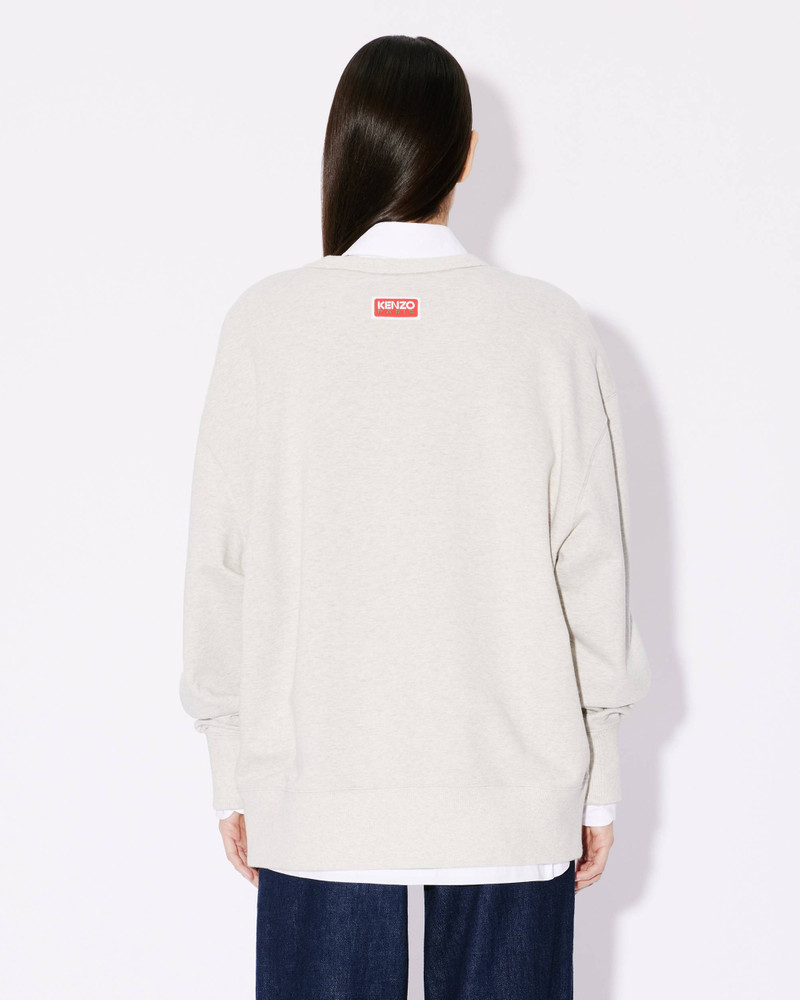 'KENZO Lucky Tiger' embroidered oversized genderless sweatshirt 11