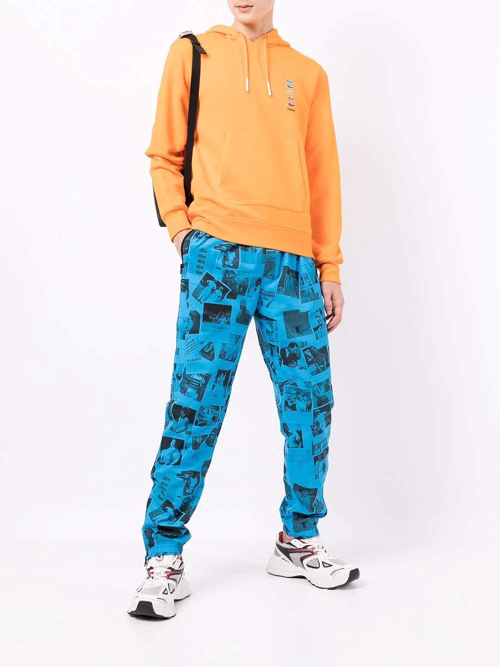 polaroid-print track trousers - 2