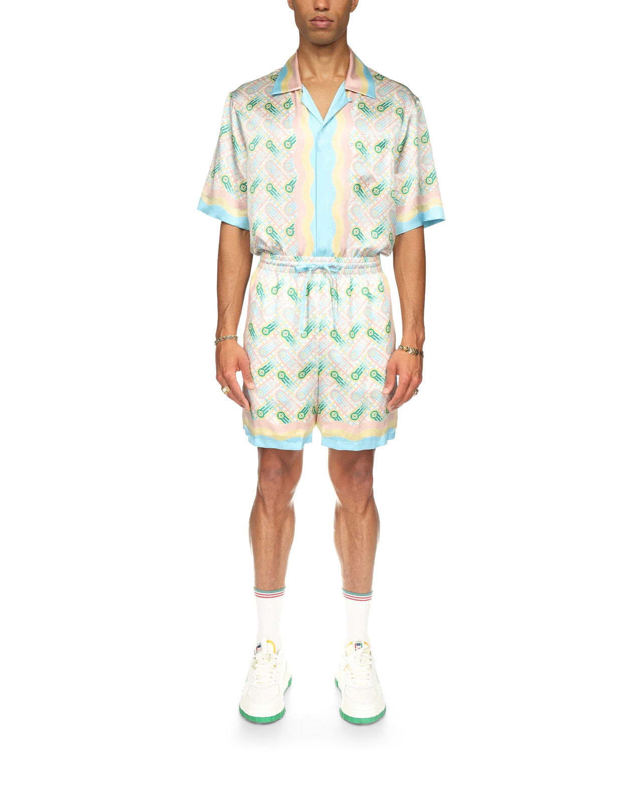 Ping Pong Silk Shorts | Casablanca Paris - 2