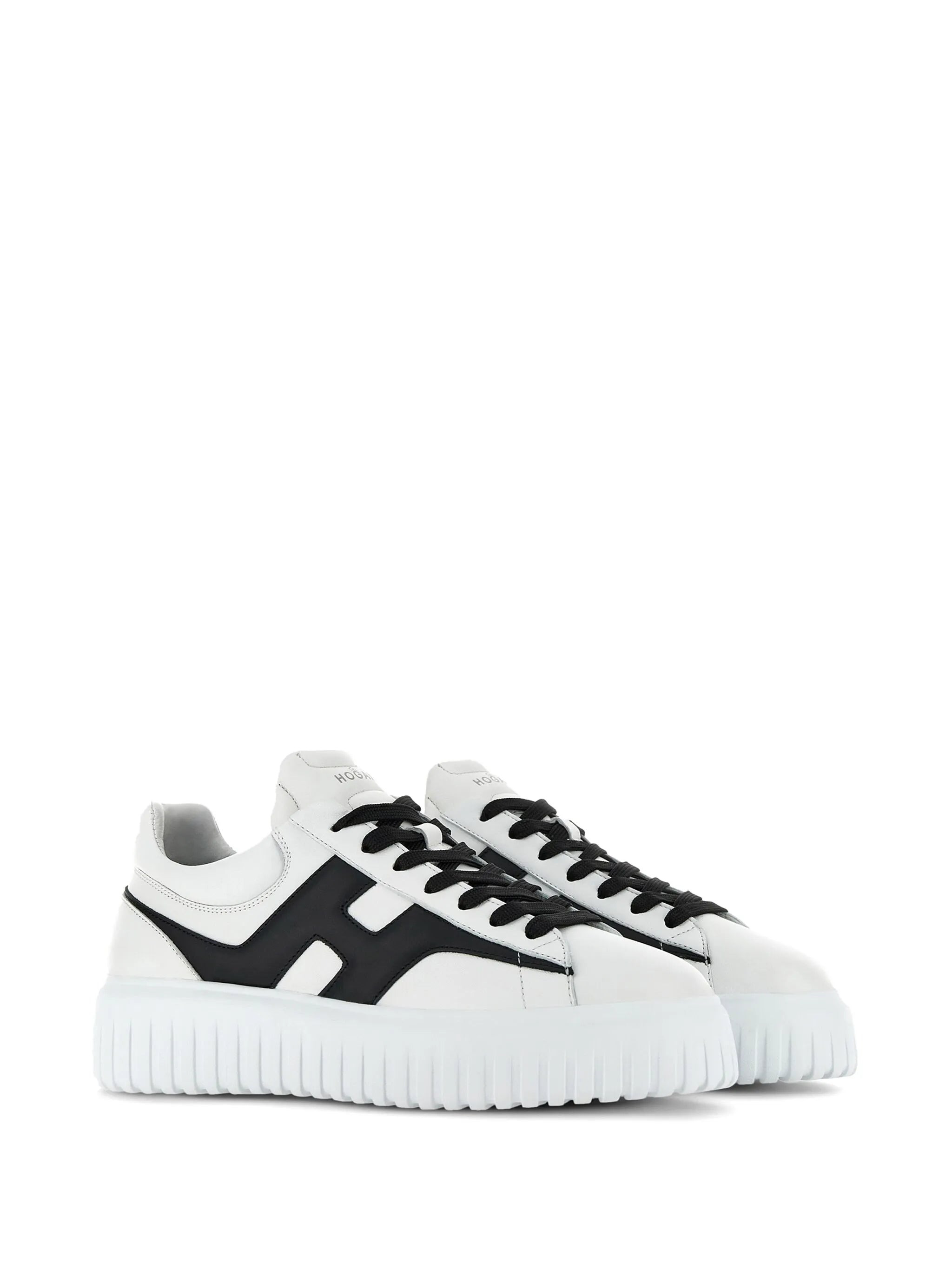 Hogan H-Stripes Leather Sneakers - 4