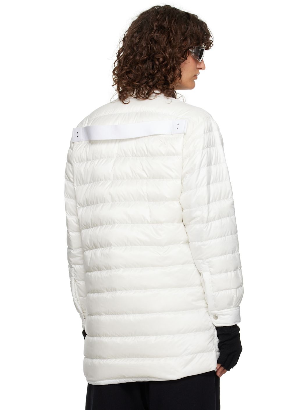 Moncler + Rick Owens Off-White Outershirt Jacket - 3