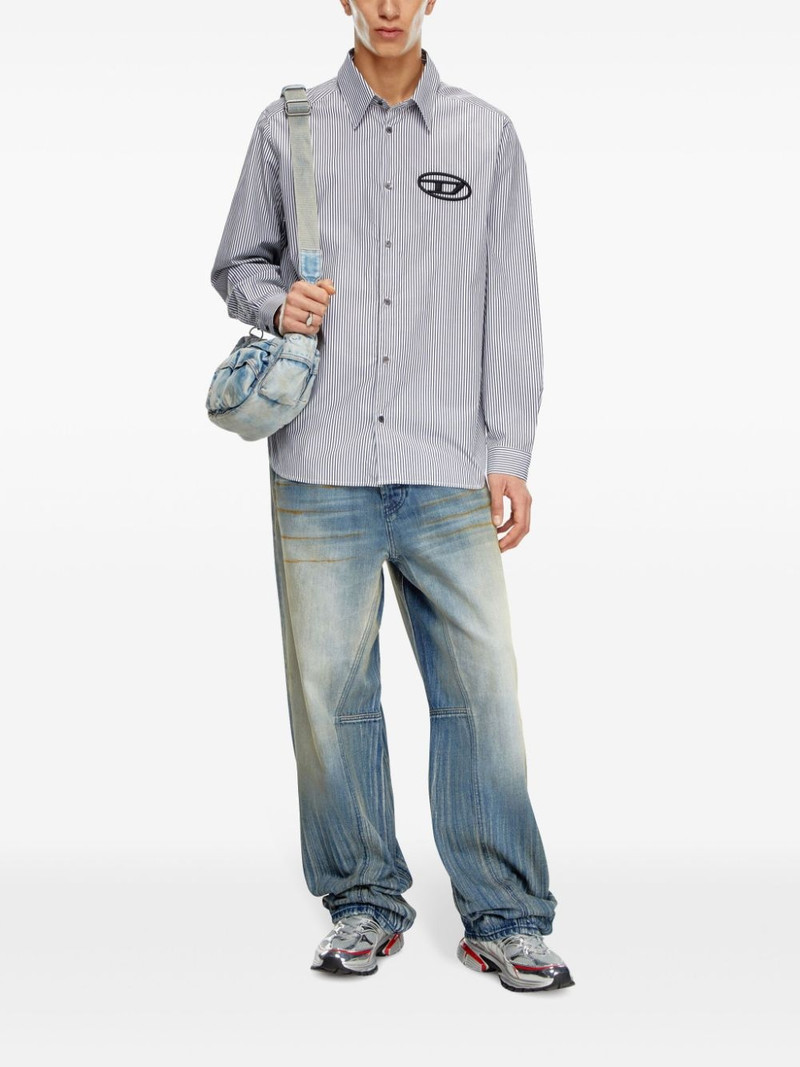 Diesel S-Simply-E striped cotton shirt outlook