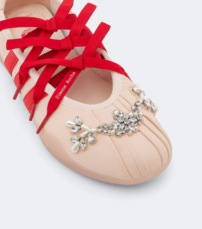 x Simone Rocha Taekwondo leather Mary Jane flats 5