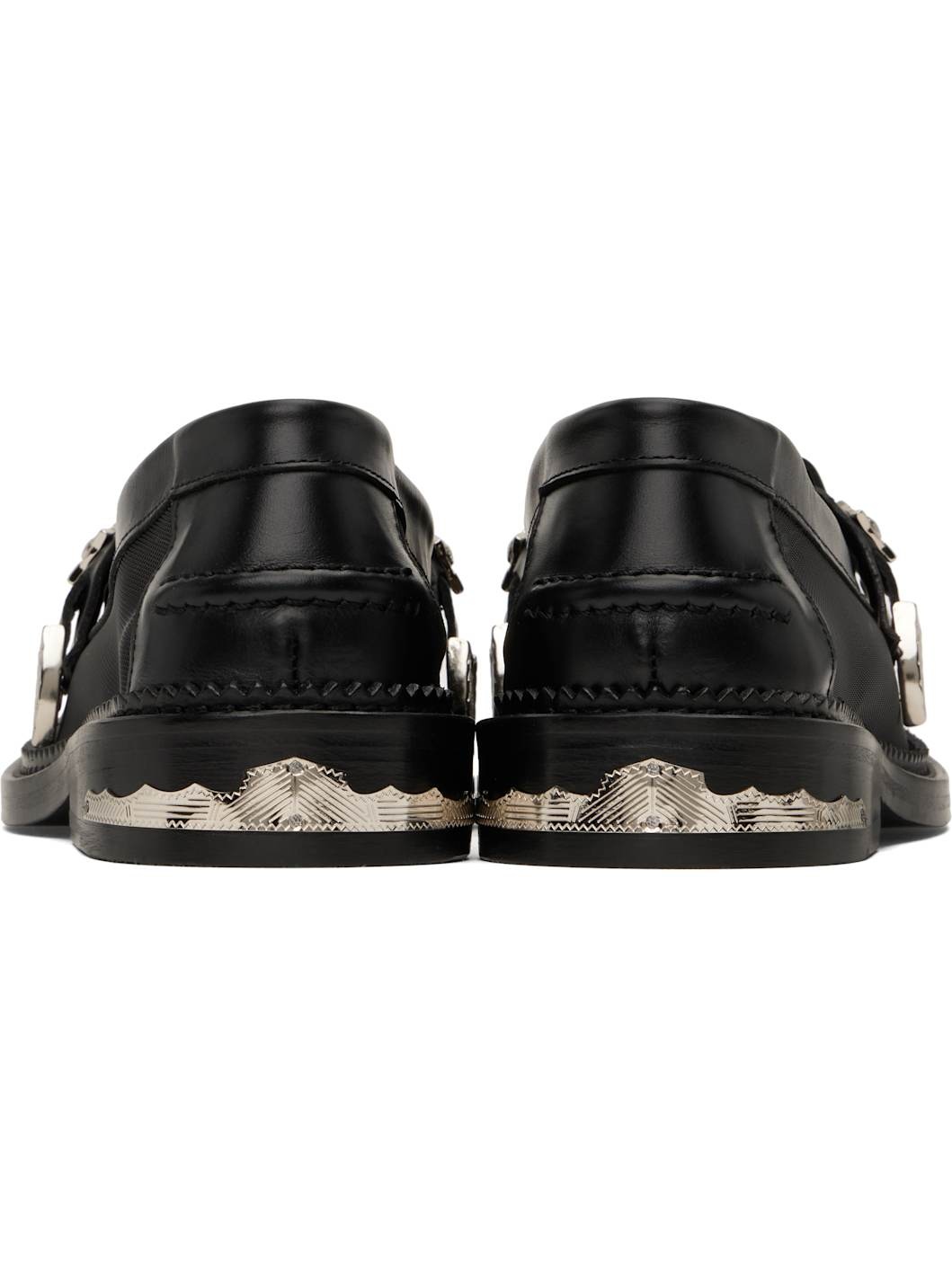 Black AJ1348 Loafers - 2