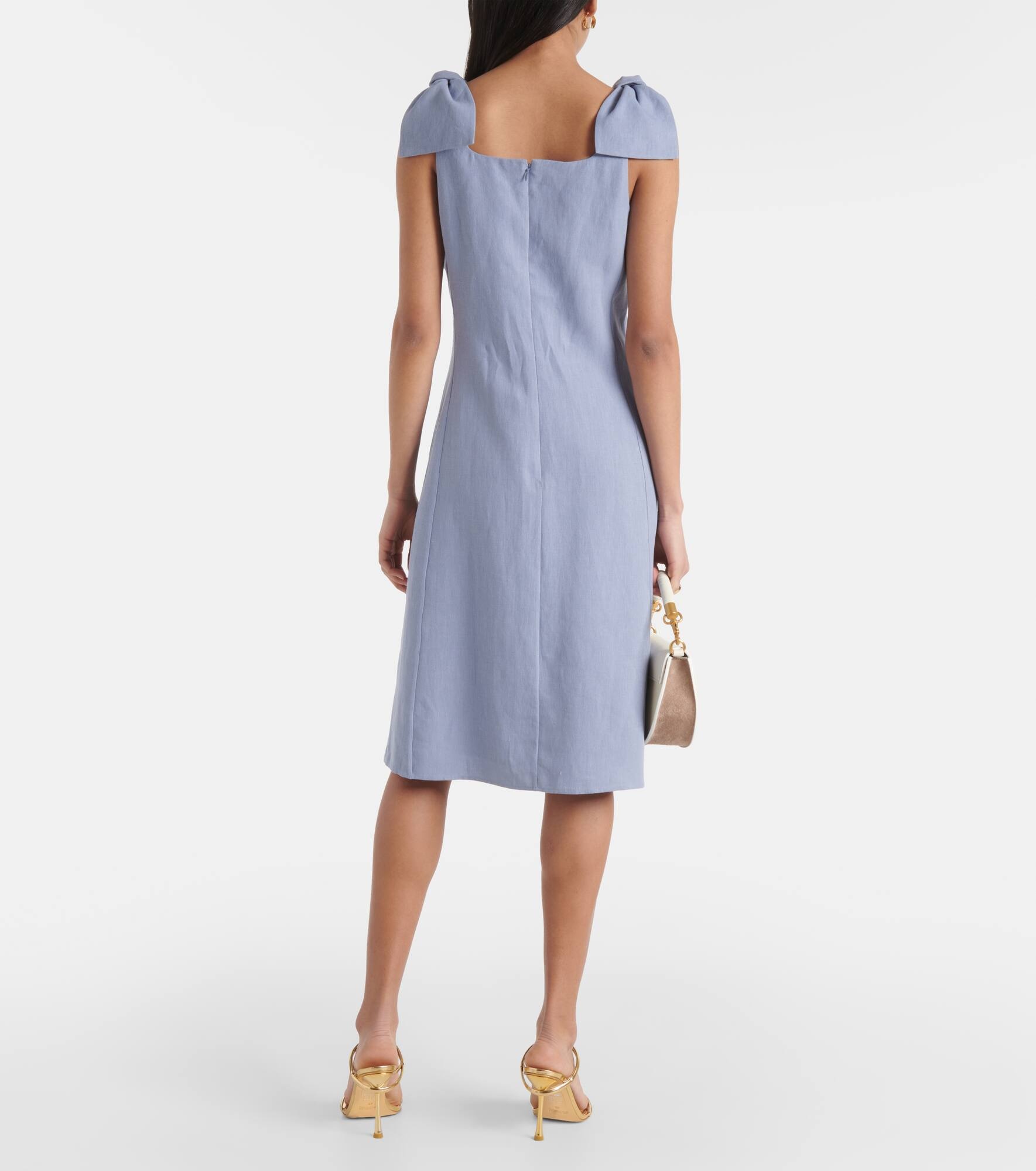 Linen midi dress - 3