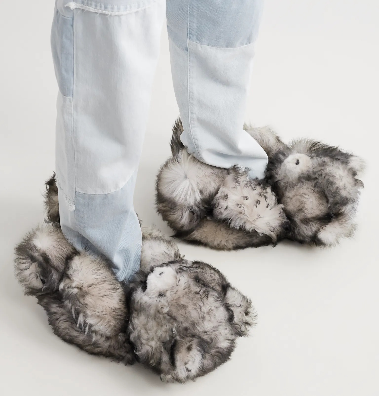 Hug Me Bear Shearling Slippers - 5