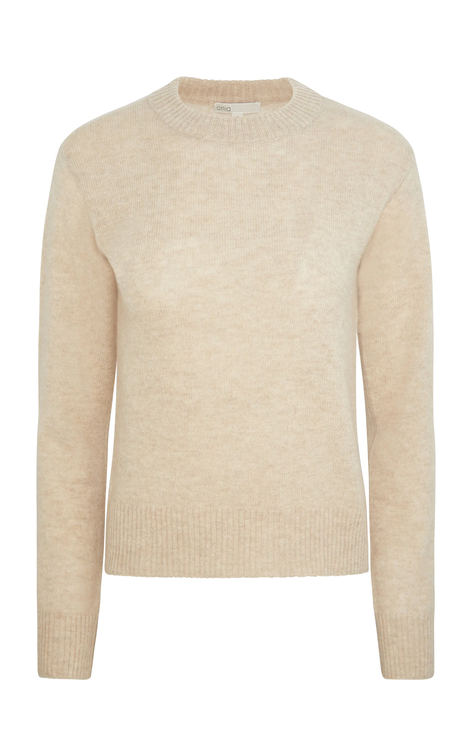 Lightweight Cashmere Sweater taupe - 1